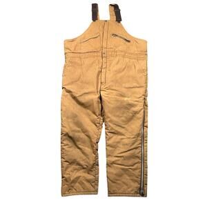 Vintage Key Outerwear Workwear Canvas Overalls Insulted Work 48x27